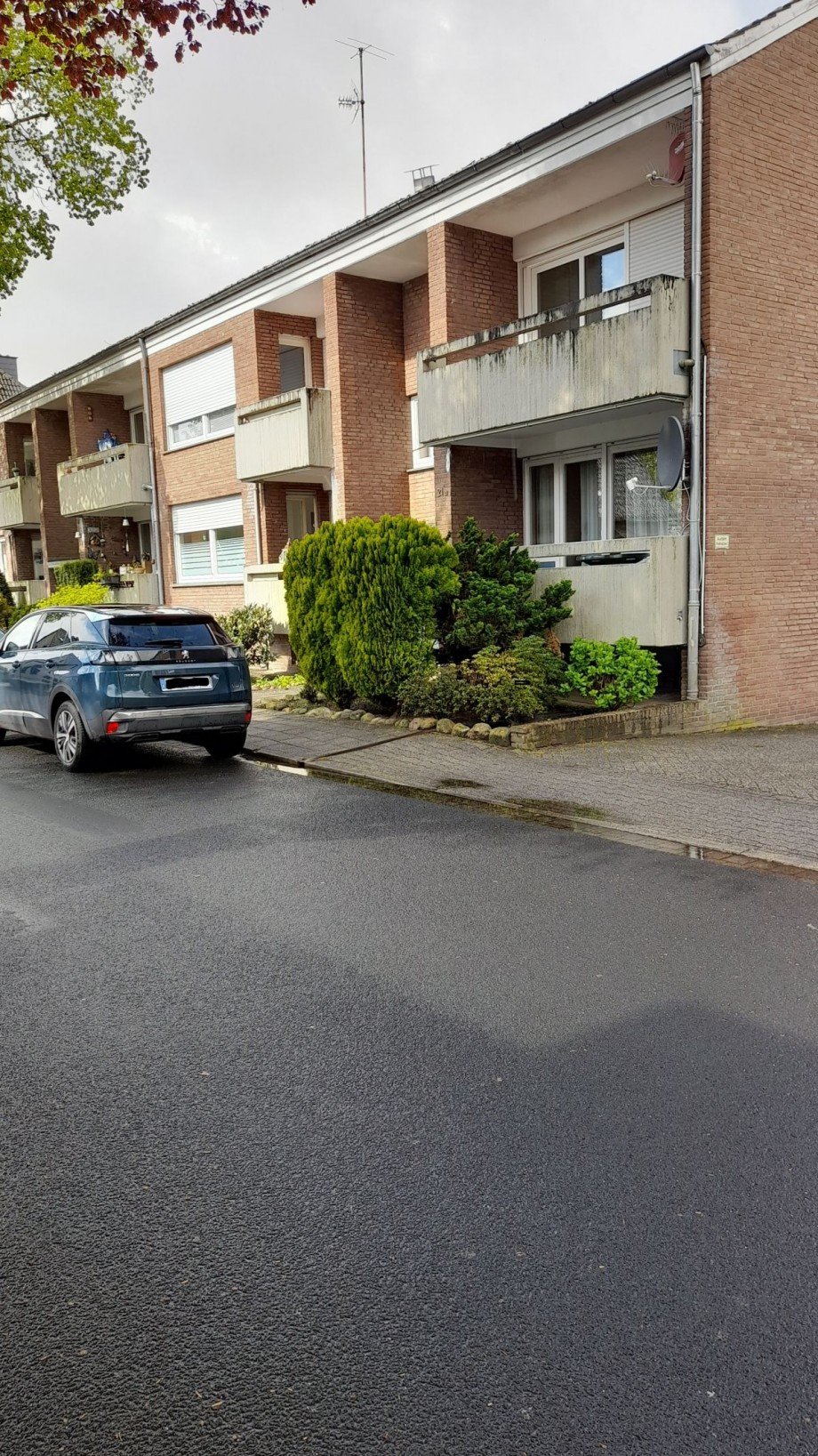 Vorderansicht Erdgeschosswohnung Meppen